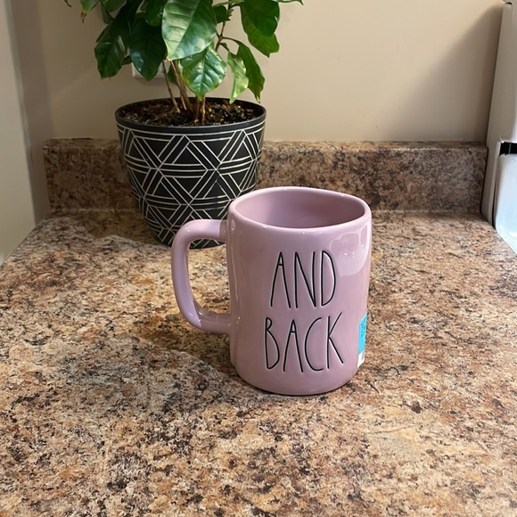 Rae Dunn To The Moon and Back Double Sided Purple Mug - Picture 3 of 3